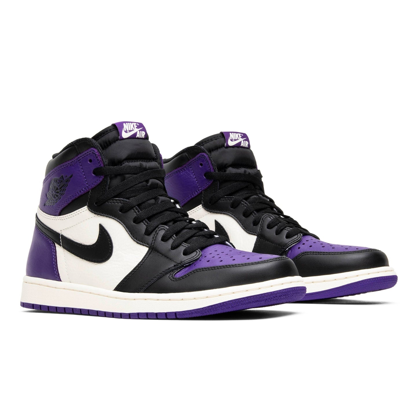 Air Jordan 1 Retro High OG ‘Court Purple’ 555088-501 Sneakers - Streetwear Es...