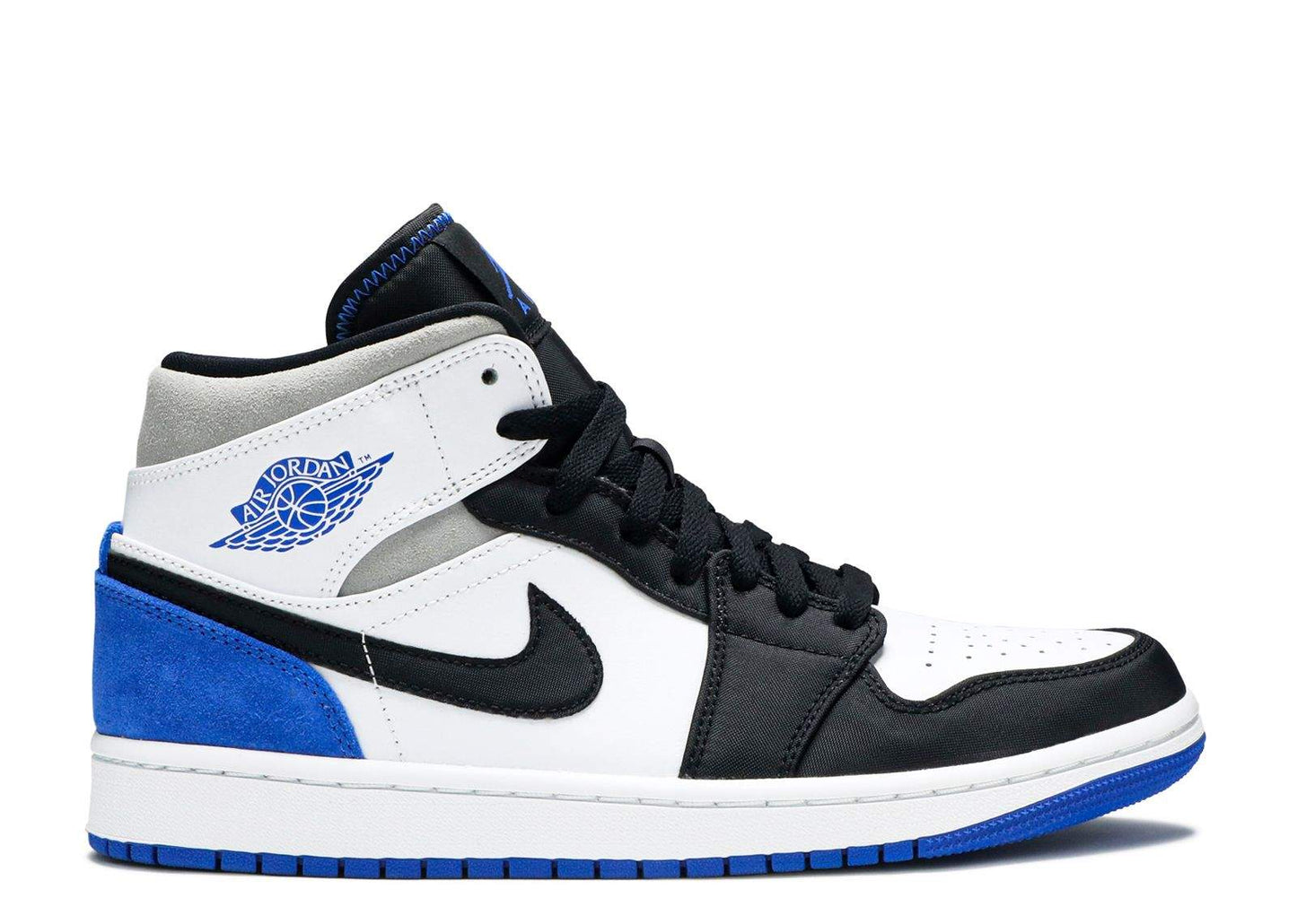 Air Jordan 1 Mid SE ¡®Royal Black Toe¡¯ Revered Footwear Sneakers - Court Cla...