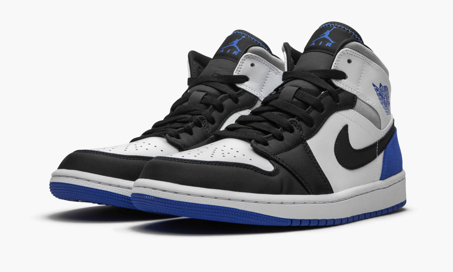 Air Jordan 1 Mid SE “Game Royal Black Toe” Sneakers - Collector's Edition