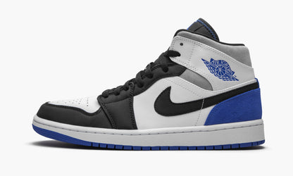 Air Jordan 1 Mid SE “Game Royal Black Toe” Sneakers - Collector's Edition