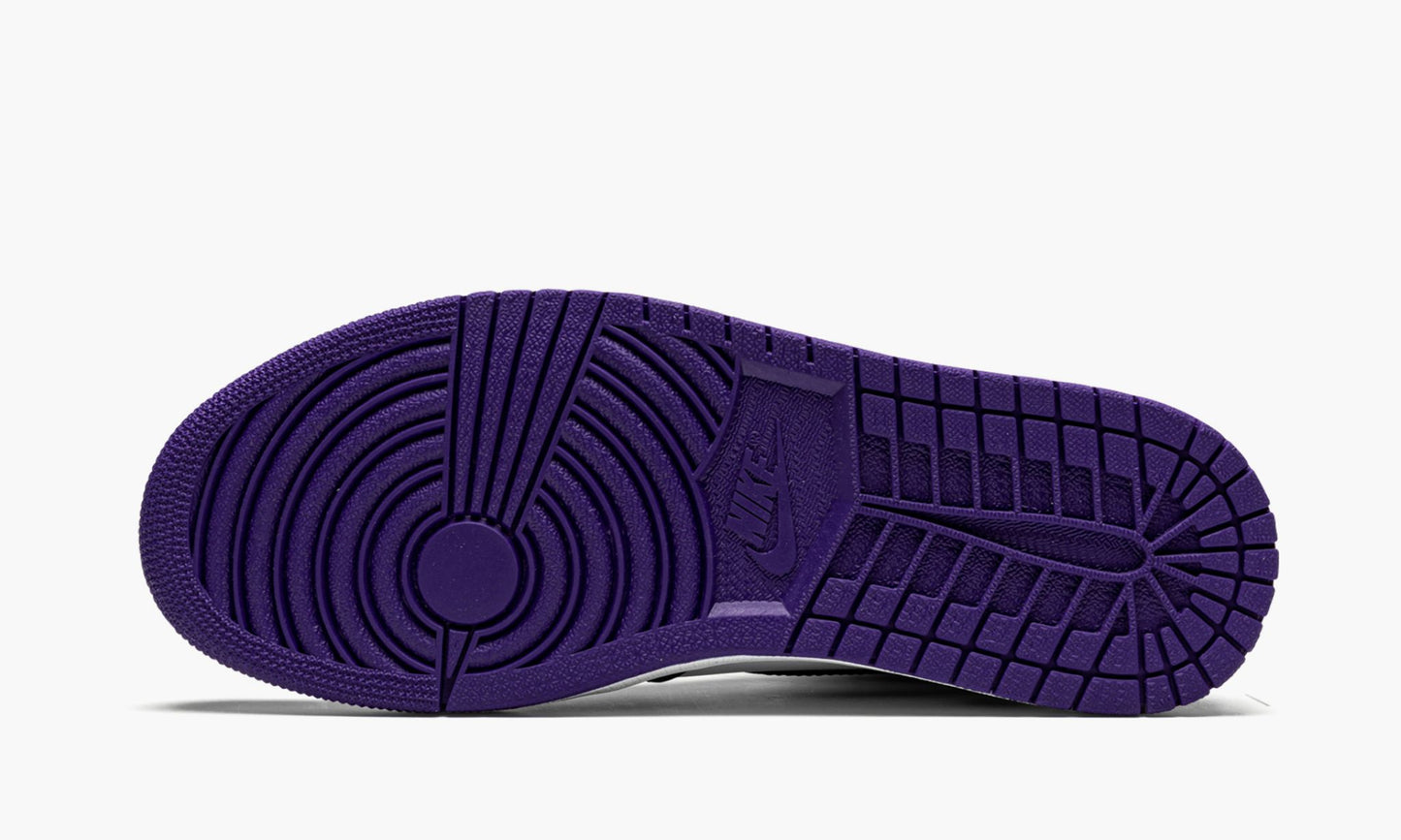 Air Jordan 1 Retro High OG Court Purple 2.0 Sneakers - Collaboration Release