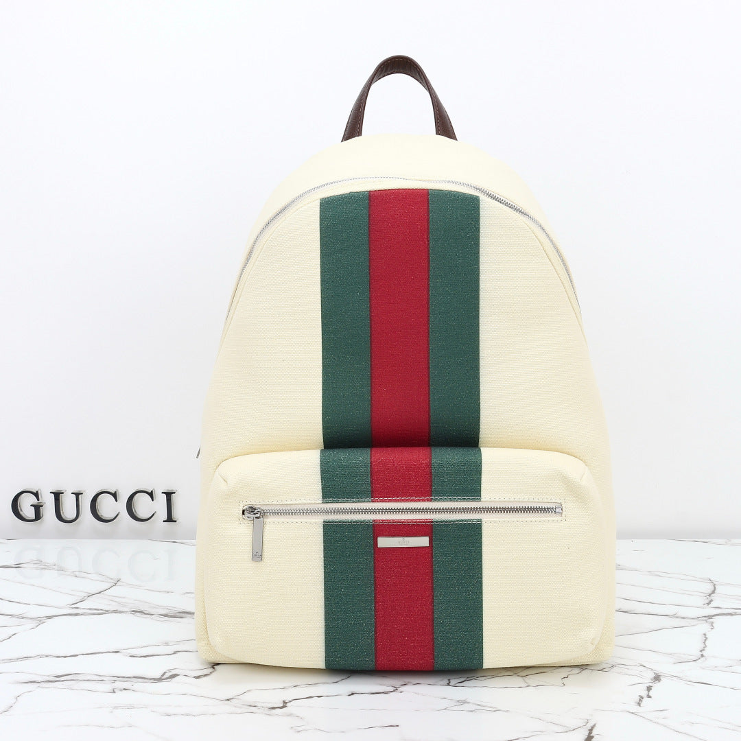 Gucci 2026 Essence Classic Backpack 45cm Canvas Leather