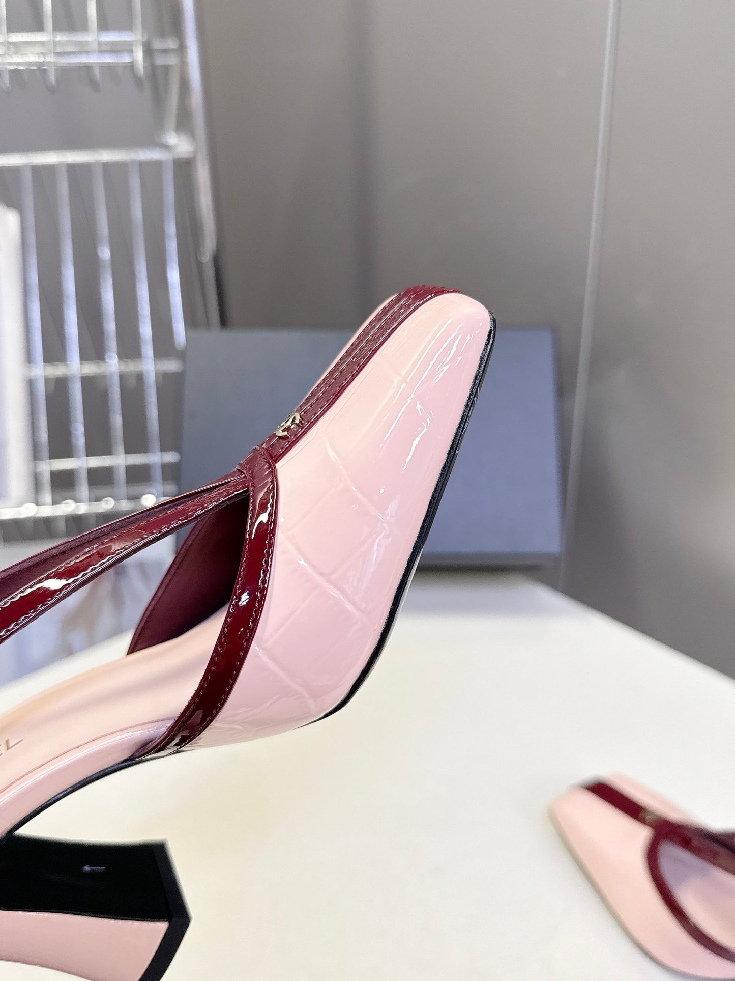 Chanel 2026 Mary Jane Slingback 85mm Patent Calfskin 895338