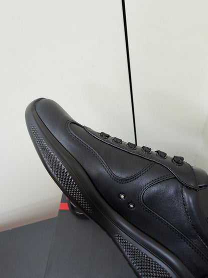 PRA 26S Casual Sneakers Black Leather 618916
