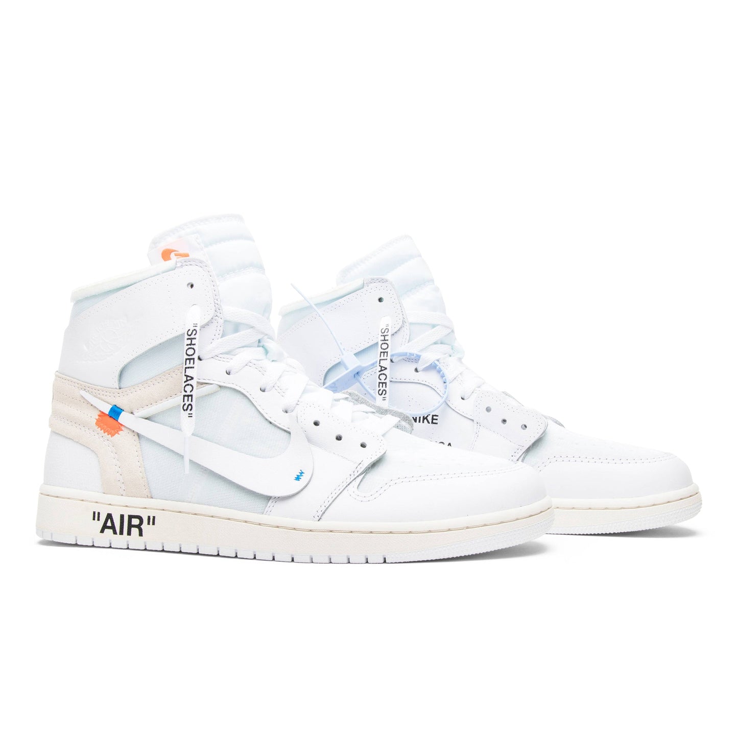 Off-White x Air Jordan 1 Retro High OG ‘White’ 2018 AQ0818-100 Sneakers - Bas...